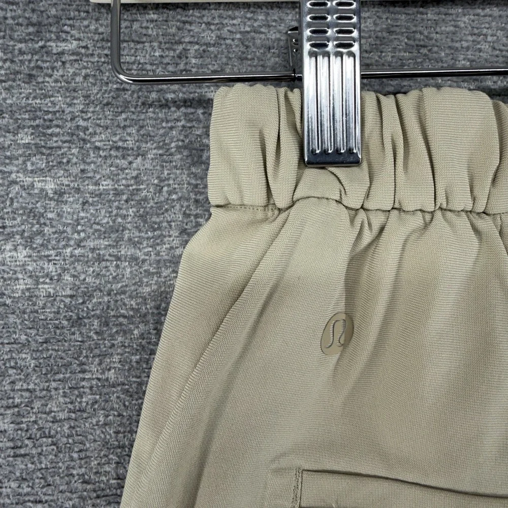 Lululemon Your True Trousers 7/8 Pants Women Size 2 Beige Pull On Casual